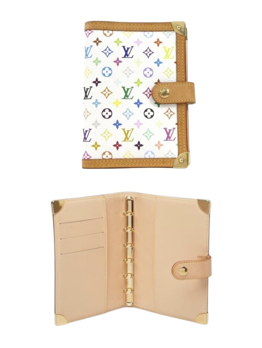 Louis Vuitton x Takashi Murakami Monogram Multicolor Small Ring Agenda PLANNER